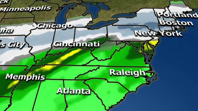 Winter storm pounding Northeast with heavy snow, rain