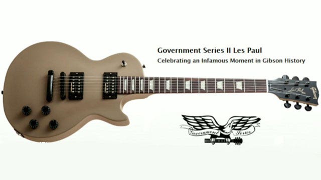 Gibson commemorates federal raid with new guitar series