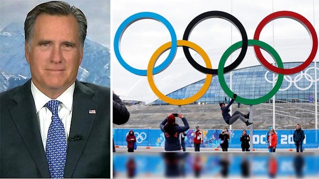 Mitt Romney talks Olympics, ObamaCare