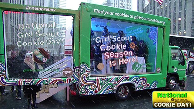 Girl Scouts celebrate National Cookie Day