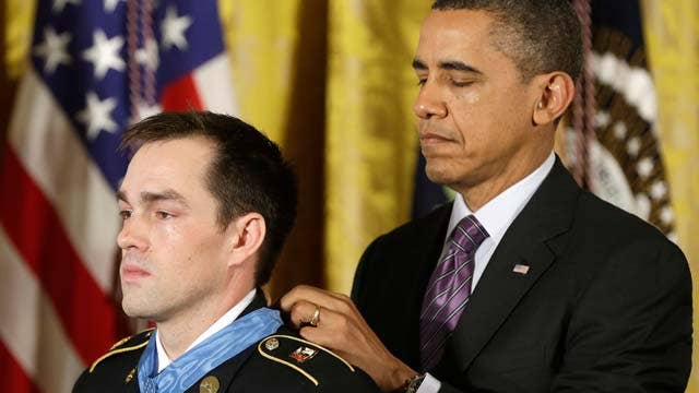 President awards Medal of Honor to hero of Afghan battle