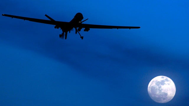 American terror suspect targeted by drone