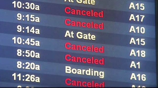Storm causes thousands of flight cancelations across US