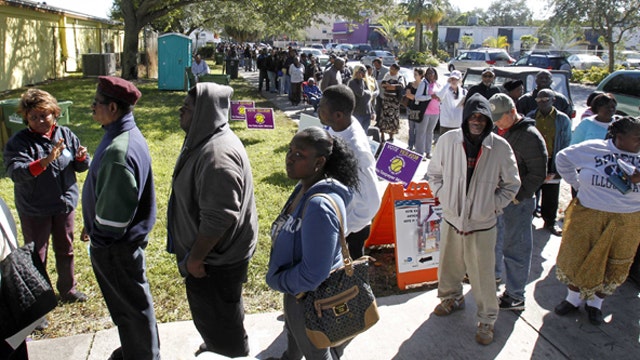 States consider ways to ease long lines on Election Day