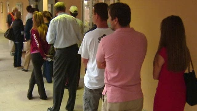 Dealing with long lines at voting sites