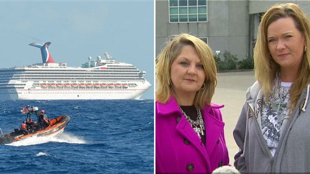 Moms of kids on stranded cruise line await ship's arrival