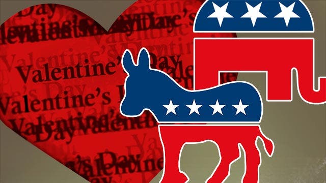 Grapevine: Valentine's Day across the aisle
