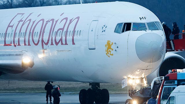 Co-pilot hijacks Ethiopian plane seeking asylum in Geneva