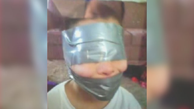 Mom duct tapes son's head 'for fun'