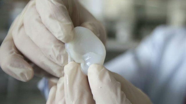 3D-printed ear created in lab