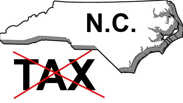 Mission to eliminate personal, corporate income taxes in NC