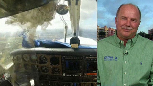 'Sheer panic': Pilot recounts shocking bird strike