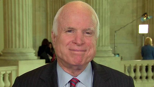 McCain talks Benghazi talking points, proposed defense cuts