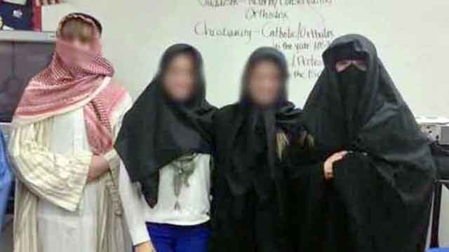 Outrage over school's Islamic culture lesson