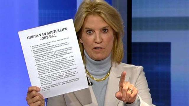 Greta: Check out my one-page jobs bill