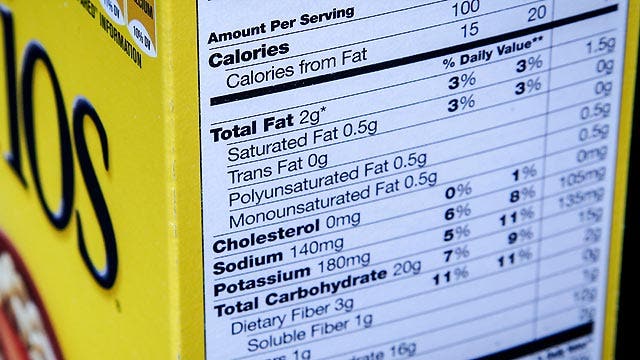 New food labels would highlight calories, sugar