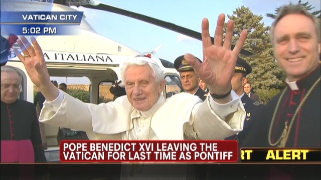 Pope Benedict XVI Leaves the Vatican