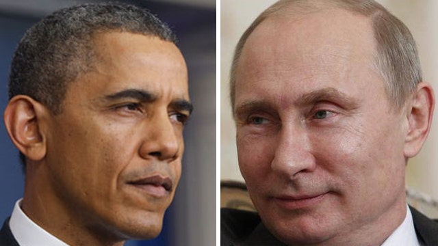 President Obama and Vladimir Putin speak