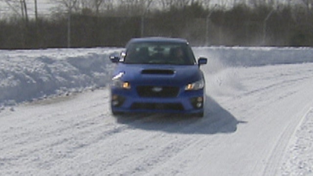 Sideways in the Snow With a Subaru