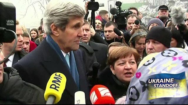 Kerry reaffirms support in Ukraine