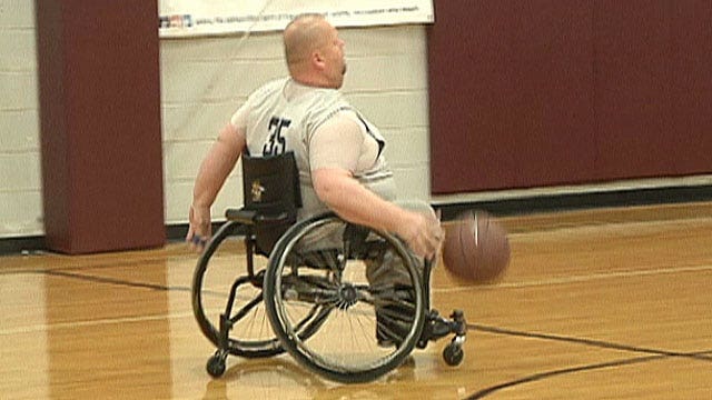 Wheelchair basketball team faces an unexpected challenge