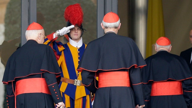 Cardinals meet at Vatican, could set date to elect new pope