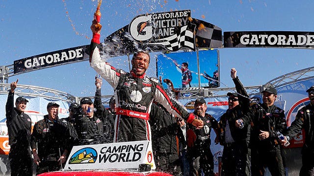 Darrell Wallace, Jr. is a rising NASCAR star