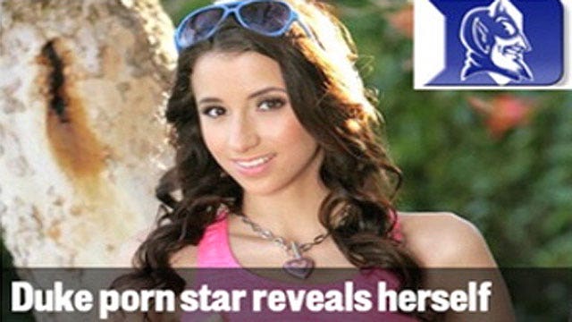 Duke porn star reveals self