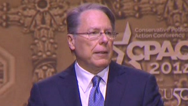 NRA CEO Wayne LaPierre speaks at CPAC