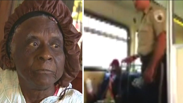 Elderly woman 'dragged off' train for singing