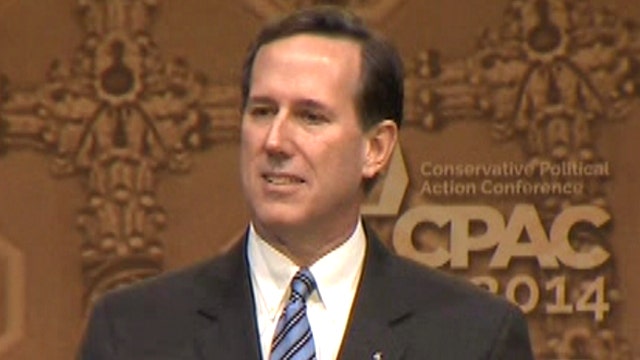Rick Santorum speaks at CPAC