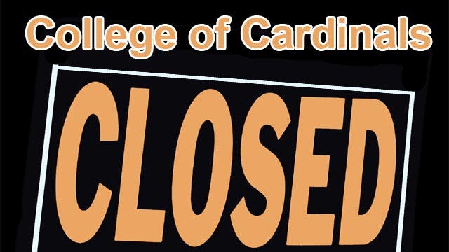 College of Cardinals imposes media blackout   