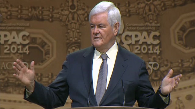 Newt Gingrich speaks at CPAC