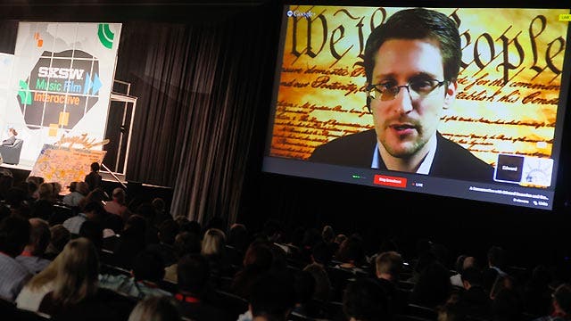Snowden blasts American liberty violations from Moscow