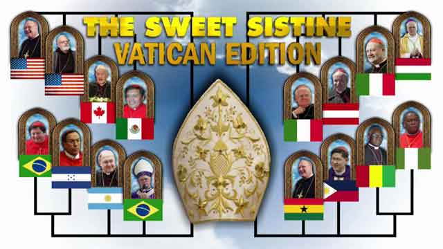 'Sweet Sistine' of papal frontrunners
