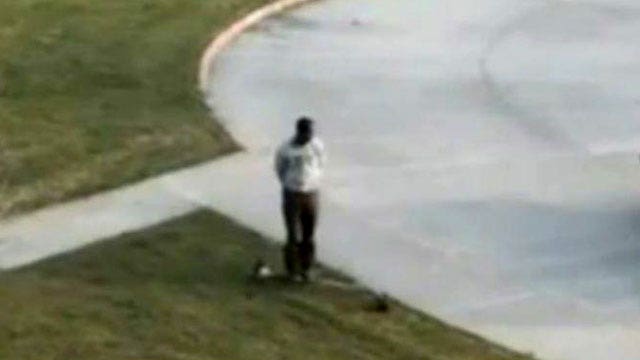 School groundskeeper joins in patriotic class ritual