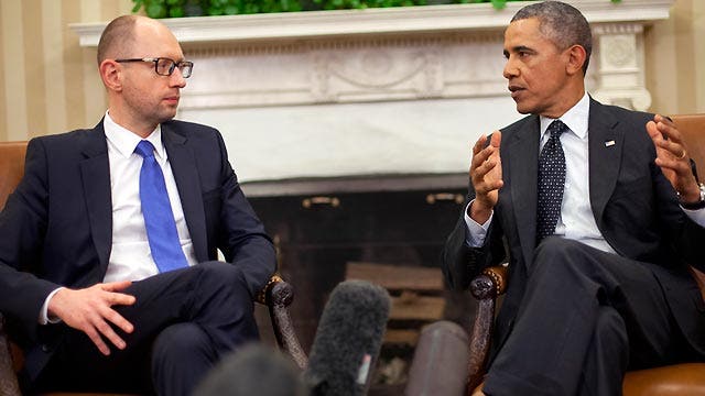 Obama meets with Ukrainian prime minister at White House