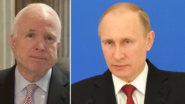 John McCain urges congressional action to punish Russia