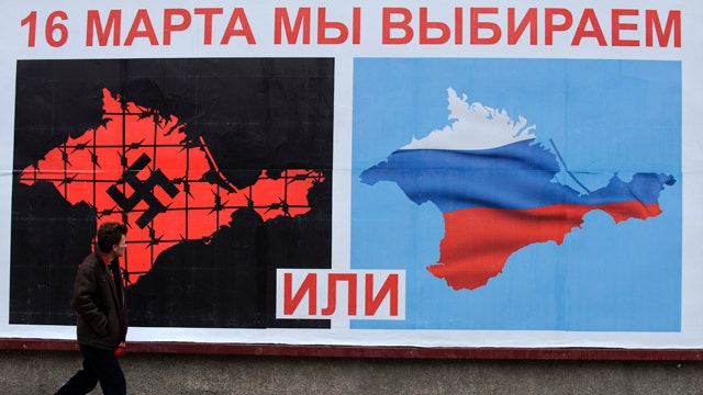Crimea referendum ballot gives one option?