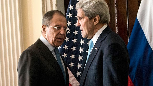 Kerry, Russian counterpart meet ahead of Crimea referendum