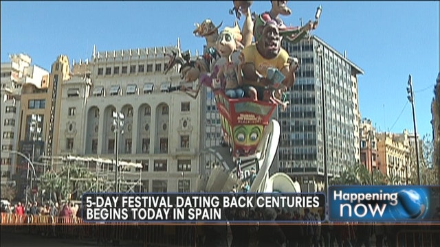 Las Fallas Festival in Spain