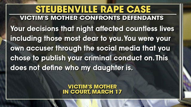 Victim's mother speaks out after verdicts in rape case