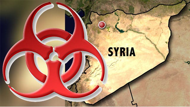 Syrian regime claims rebels used chemical weapons in attack