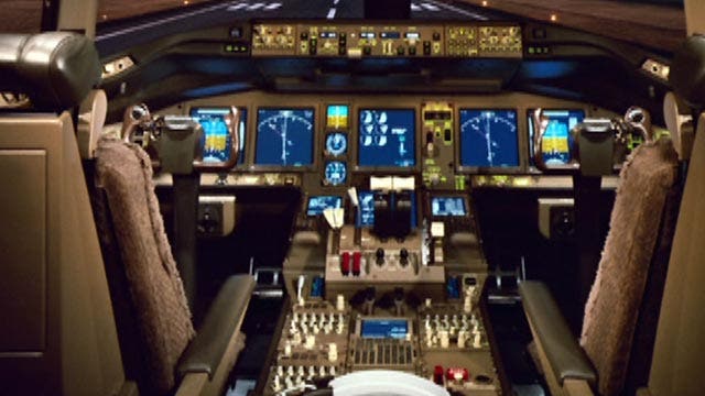 Understanding controls in a Boeing 777 cockpit