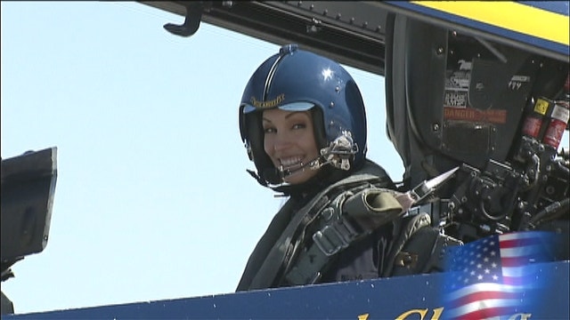 Maria Molina Flies With The Blue Angels