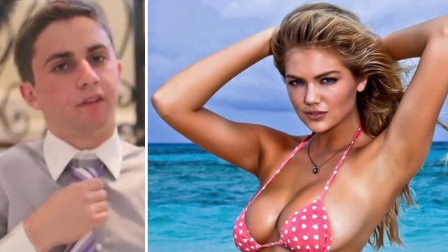 Kid asks Kate Upton to prom