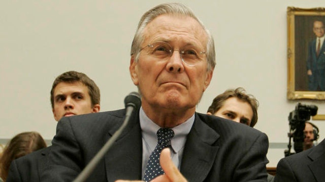Rumsfeld's take: Karzai snubs West, backs Putin's power grab