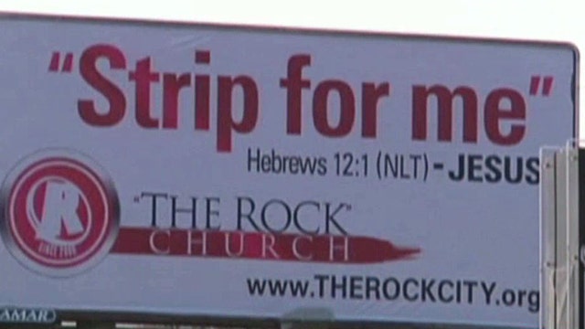 Pastor's 'Strip for Me' billboard gains national attention