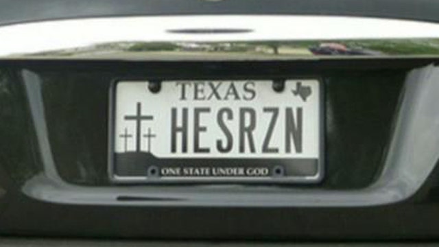 Christian-themed license plates hit the road