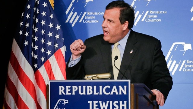 Chris Christie speaks at Jewish Republican Coalition